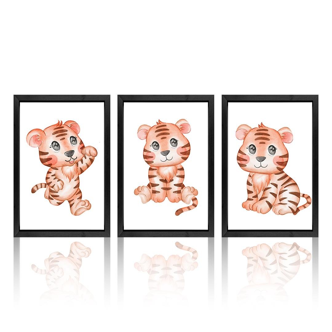 Kids Room Wall Art Frames Set of 3