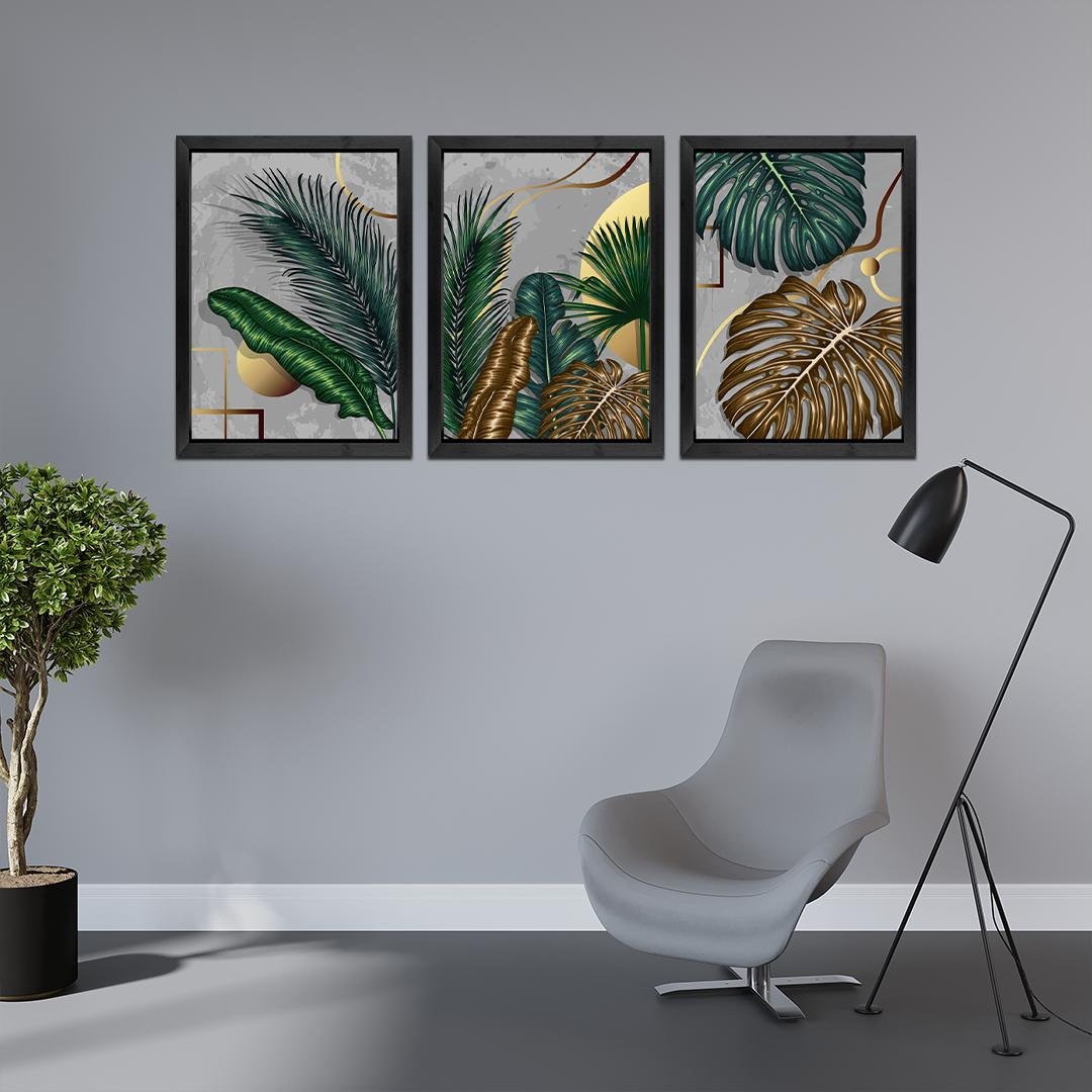 3D Floral Wall Art Set