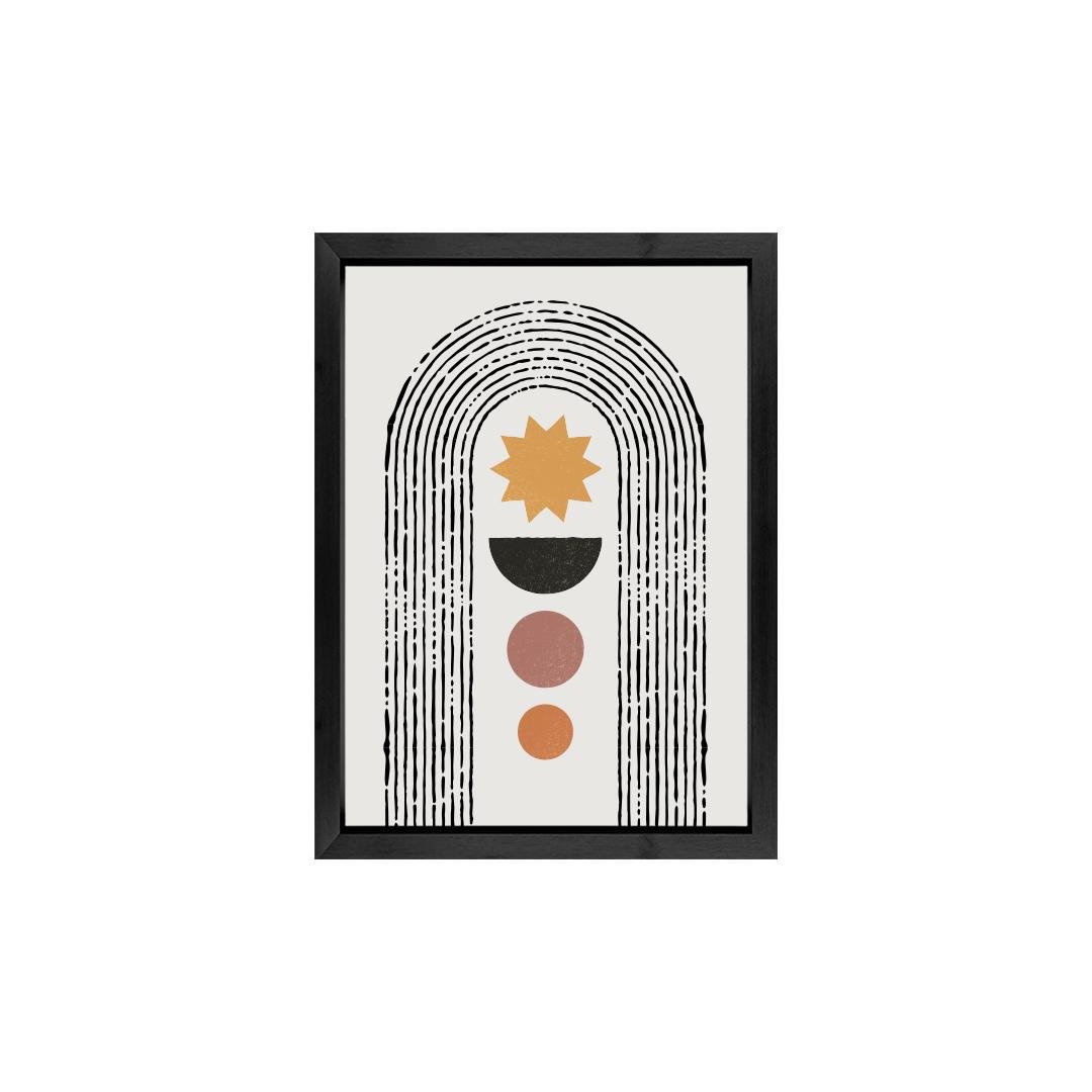 Abstract Boho Celestial Mandala Wall Art