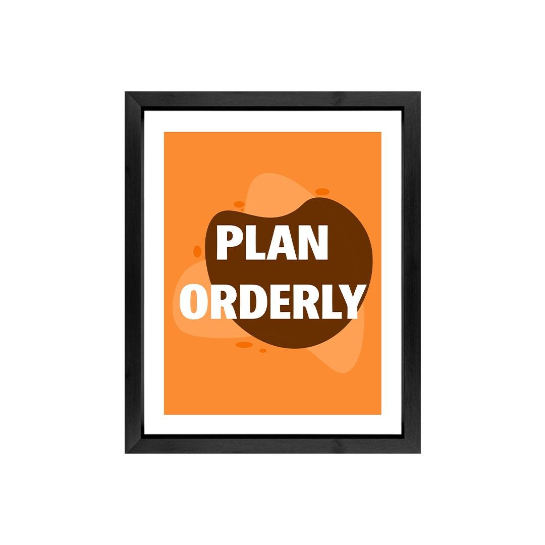 Motivational Business Principles Wooden Wall Art Frame Set